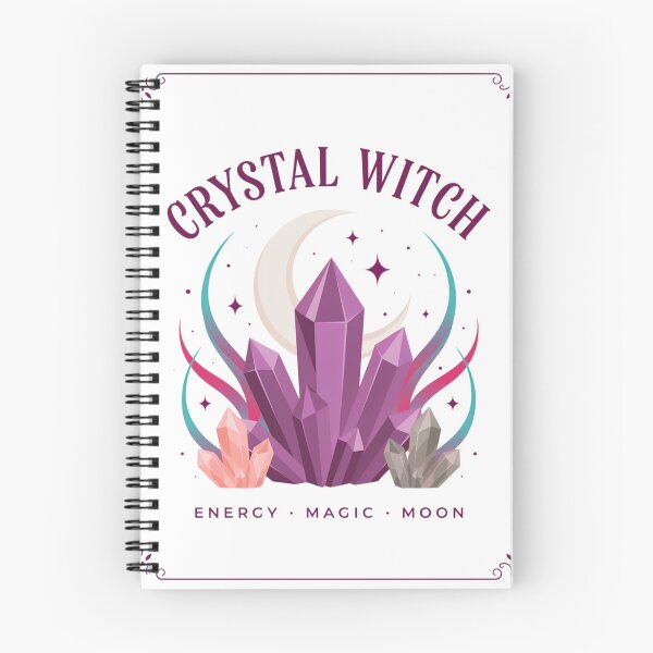 Item preview, Crystal Witch T-Shirt | Amethyst Moon Magic Halloween Graphic Tee v17 designed and sold by DarylWelsh2024.