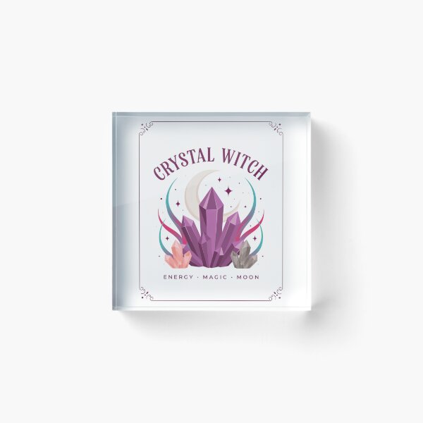 Item preview, Crystal Witch T-Shirt | Amethyst Moon Magic Halloween Graphic Tee v17 designed and sold by DarylWelsh2024.