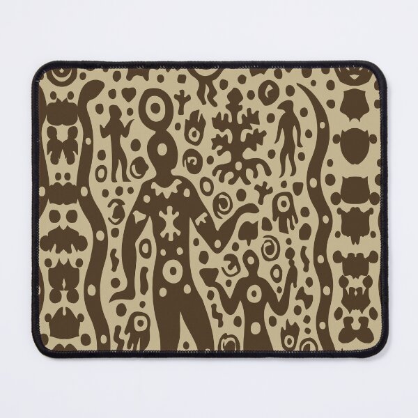 Item preview, Ancient Star Being Petroglyph Art designed and sold by RamyGallery.