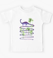 Dinosaur walk (Prehistoric beauties) Kids Tee