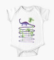 Prehistoric beauty Short Sleeve Baby One-Piece