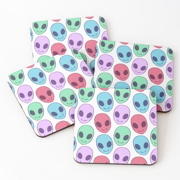 Item preview, cute pastel aliens designed and sold by EllenorMererid.