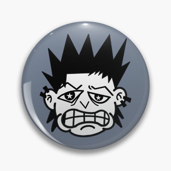 Item preview, Grumpy Star Eyes Grunge Skater Guy Art designed and sold by BitDoodle.