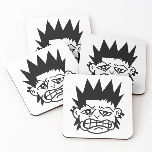 Item preview, Grumpy Star Eyes Grunge Skater Guy Art designed and sold by BitDoodle.