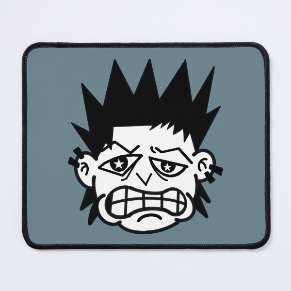 Item preview, Grumpy Star Eyes Grunge Skater Guy Art designed and sold by BitDoodle.