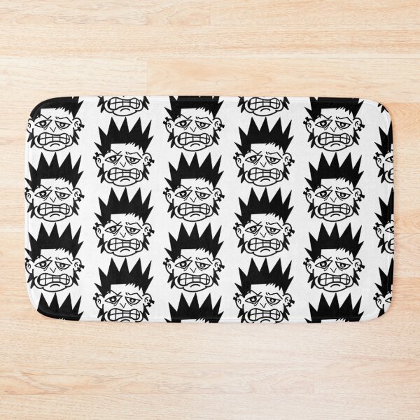 Item preview, Grumpy Star Eyes Grunge Skater Guy Art designed and sold by BitDoodle.
