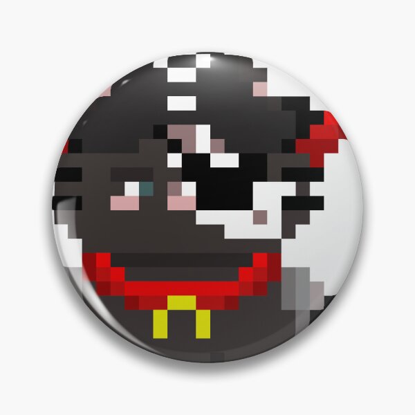 Item preview, Pirate Black Cat Pixel Art - Retro 8-Bit Kitty Captain designed and sold by PixelatedPets.