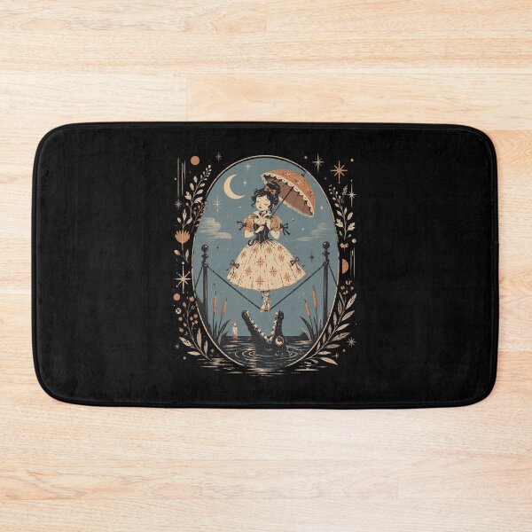 Item preview, Tightrope Girl Haunted Mansion Stretching Room Vintage Gothic Portrait designed and sold by OddPopARt.