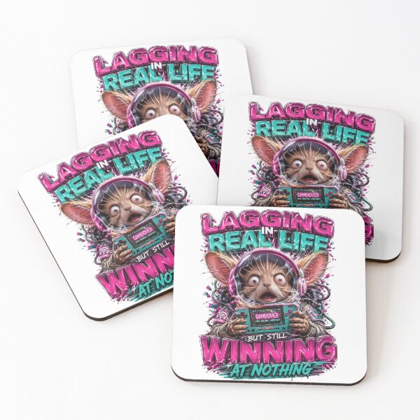 Item preview, Lagging In Real Life But Still Winning At Nothing Cat designed and sold by Sovereign Supply Co..