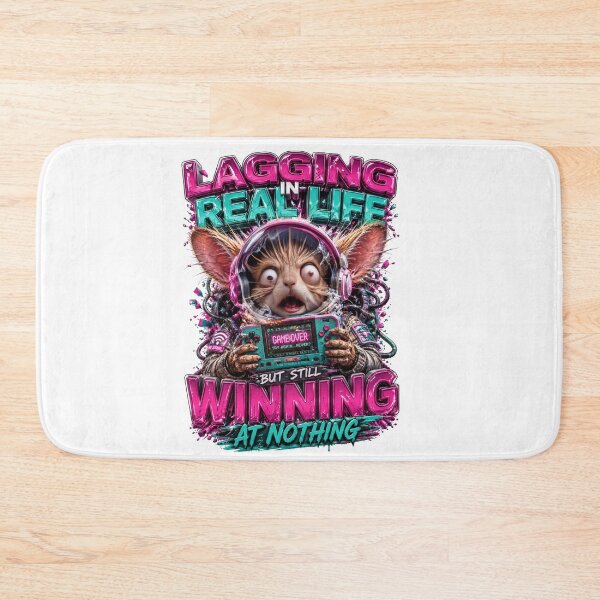 Item preview, Lagging In Real Life But Still Winning At Nothing Cat designed and sold by Sovereign Supply Co..