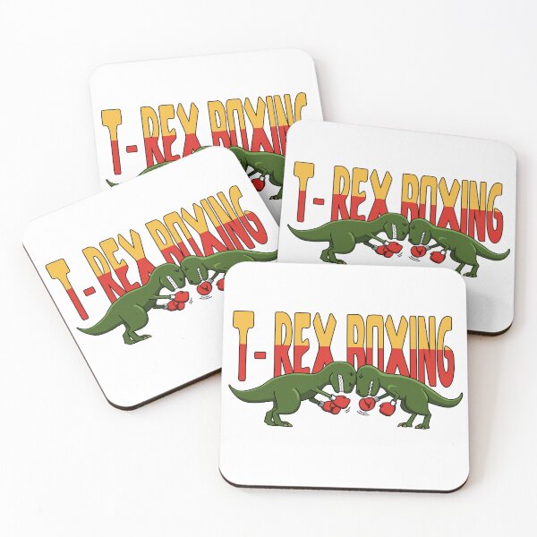 Item preview, T-Rex Boxing Funny Dinosaur Design designed and sold by Jaudaux Designs.