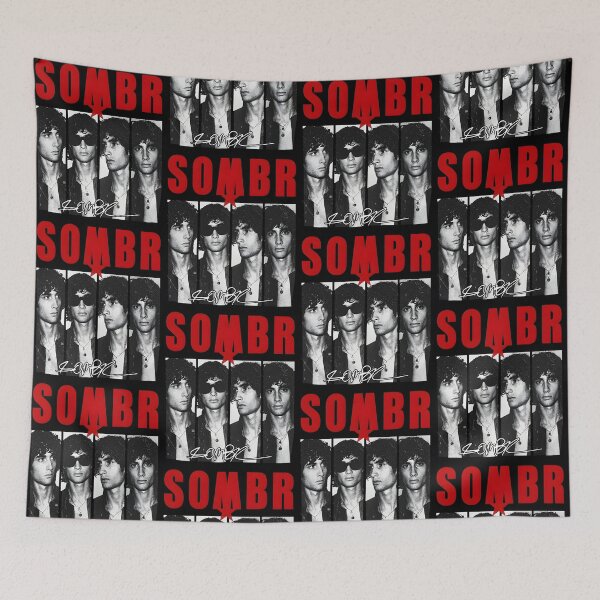 Item preview, Sombr Music Fan Art Indie Rock Singer Portrait designed and sold by Glow-Paw-Studio.