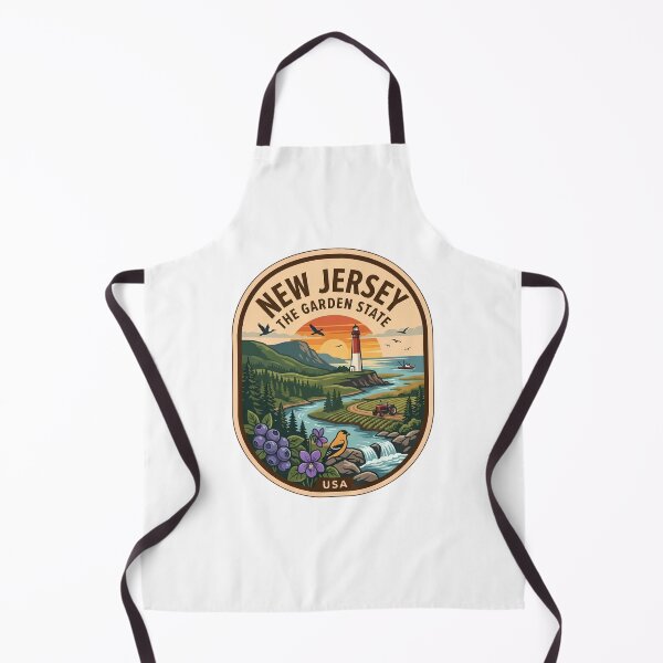 Item preview, Vintage New Jersey The Garden State Lighthouse Coast Badge designed and sold by LittleArij.