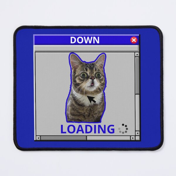 Item preview, Down Loading Cat Meme Computer Error  designed and sold by mooncakekaro.