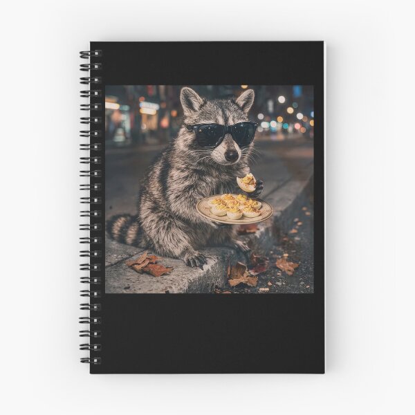 Item preview, Cool Raccoon with Deviled Eggs Humor designed and sold by RDGNR.