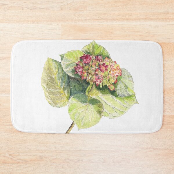 Item preview, Hydrangea Flower Colored Pencils Modern Art designed and sold by Flowersforbear.