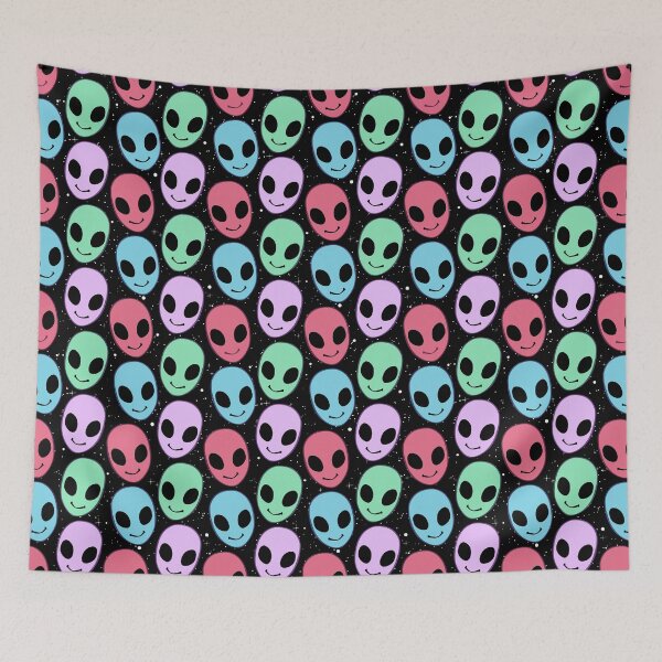 Item preview, cute pastel alien - space designed and sold by EllenorMererid.