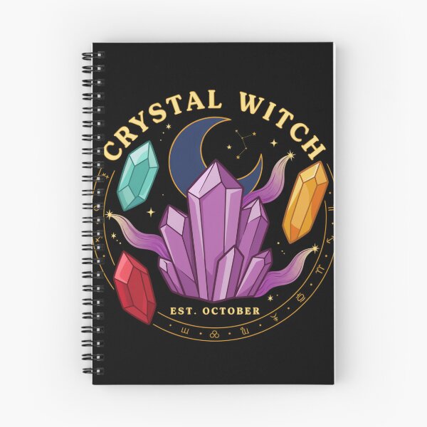 Item preview, Crystal Witch T-Shirt | Amethyst Moon Magic Halloween Graphic Tee v19 designed and sold by DarylWelsh2024.