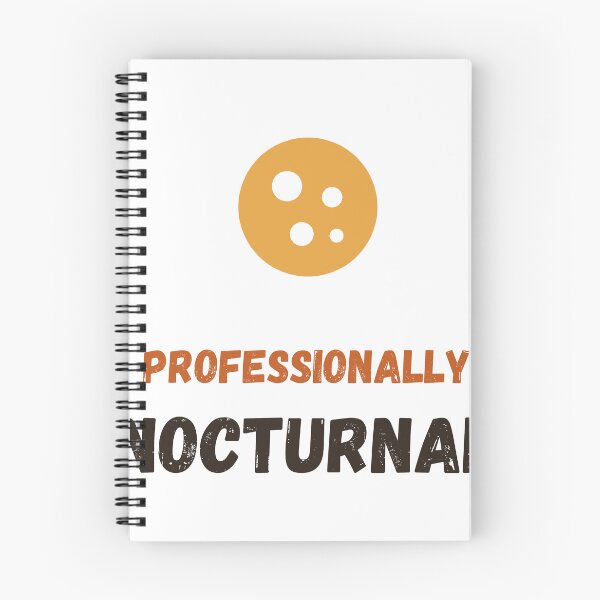 Item preview, Professionally Nocturnal Funny Night Shift Worker Night Owl Gift designed and sold by Barbaroot.