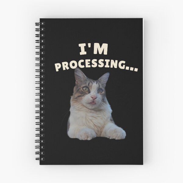 Item preview, I'm Processing... Funny Cat Design designed and sold by MB-CatPrints.