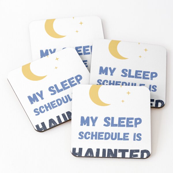 Item preview, My Sleep Schedule Is Haunted Funny Insomnia Night Owl Gift designed and sold by Barbaroot.