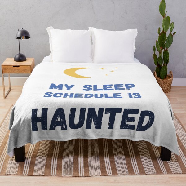 Item preview, My Sleep Schedule Is Haunted Funny Insomnia Night Owl Gift designed and sold by Barbaroot.