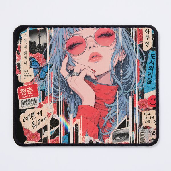 Item preview, Seoul City Rhythm - Aesthetic Korean Streetwear Collage designed and sold by SeoulVibeStudio.