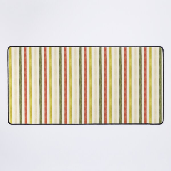 Item preview, Retro Geometric Watercolor Stripes in Mustard Yellow, Rust and Olive Green designed and sold by QuestingPixel.