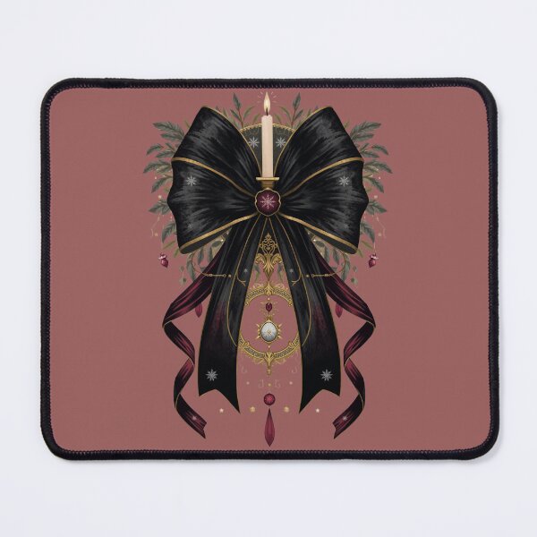 Item preview, Gothic Christmas Black Velvet Bow designed and sold by Girly-Universe.