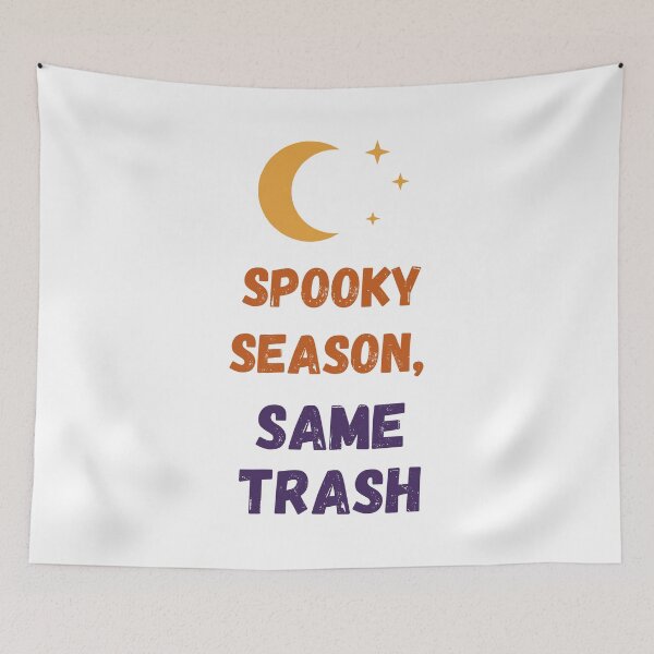 Item preview, Spooky Season Same Trash Funny Raccoon Halloween Quote designed and sold by Barbaroot.