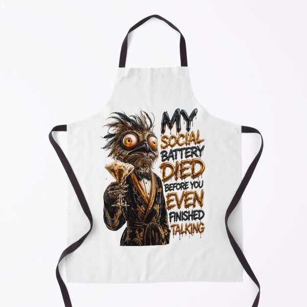 Item preview, My Social Battery Died Before You Even Finished Talking Bird designed and sold by Sovereign Supply Co..