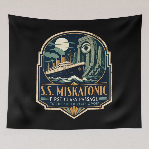 Item preview, H.P. Lovecraft S.S. Miskatonic Void Voyage designed and sold by Fenay Designs.