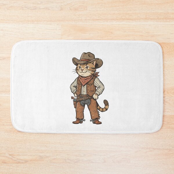Item preview,  Vintage Western Cowboy Cat  designed and sold by SOUFIANE1991.