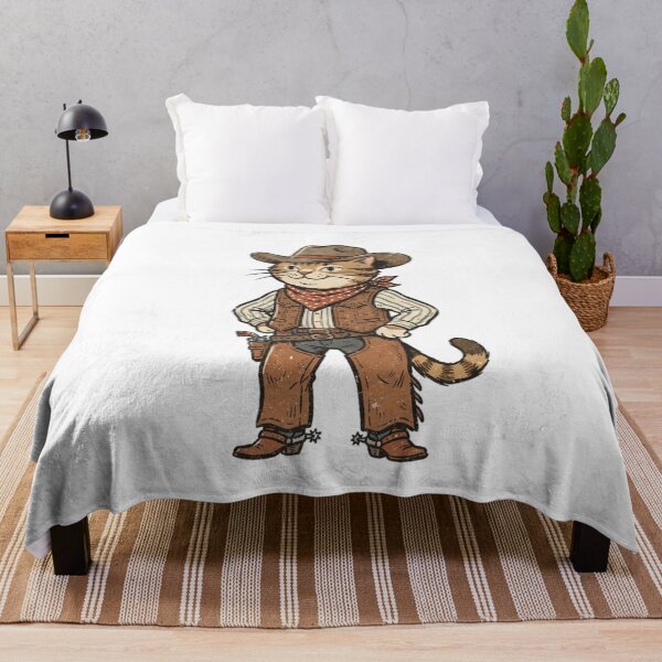 Item preview, Vintage Western Cowboy Cat designed and sold by SOUFIANE1991.