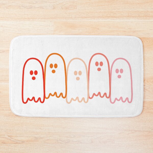 Item preview, Minimalist Warm Sunset Spooky Ghosts Retro Halloween Kawaii Spirits designed and sold by Aesthetic Crew.