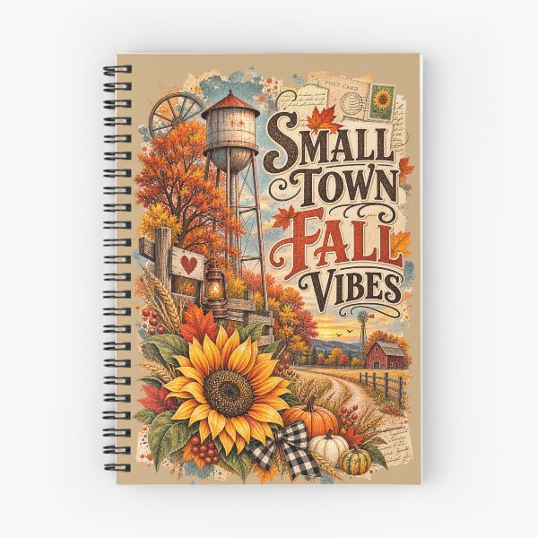 Item preview, Small Town Fall Vibes Rustic Autumn Country Farmhouse Graphic designed and sold by PACS0011.