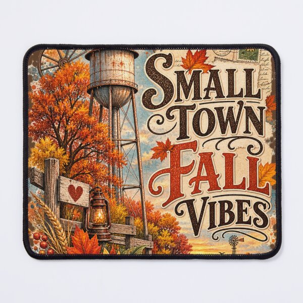 Item preview, Small Town Fall Vibes Rustic Autumn Country Farmhouse Graphic designed and sold by PACS0011.