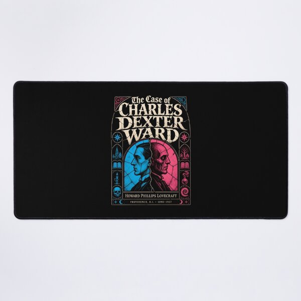 Item preview, H.P. Lovecraft Charles Dexter Ward Split Portrait designed and sold by Fenay Designs.