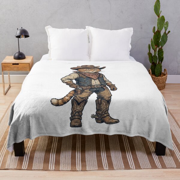 Item preview, Vintage Western Cowboy Cat designed and sold by SOUFIANE1991.