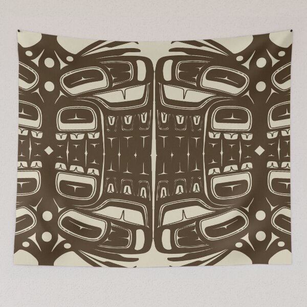 Item preview, Northwest Formline Eagle Totem Art designed and sold by RamyGallery.