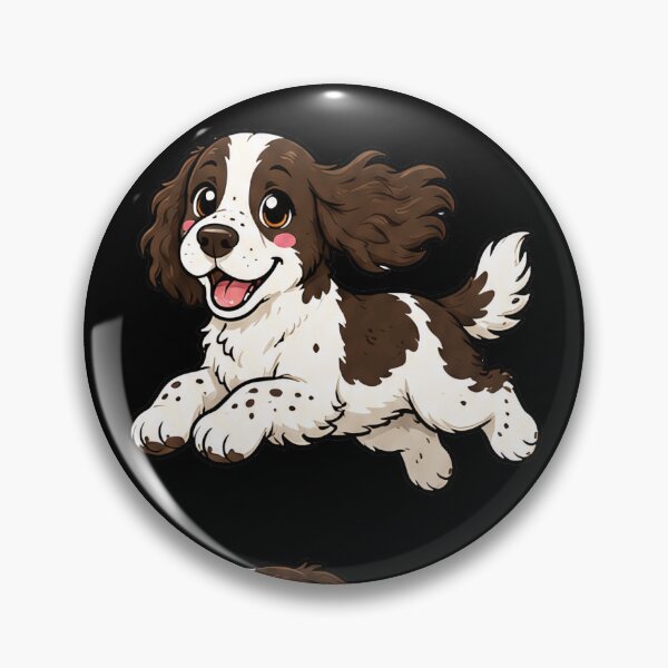 Item preview, Cute English Springer Spaniel stickers and apparel design designed and sold by rafaeltto.
