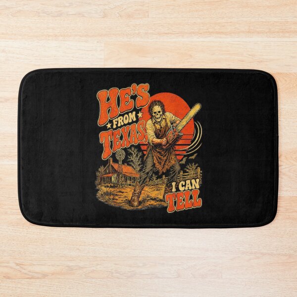 Item preview, Hes from Texas I Can Tell Chainsaw Horror Halloween designed and sold by AmazingPics001.