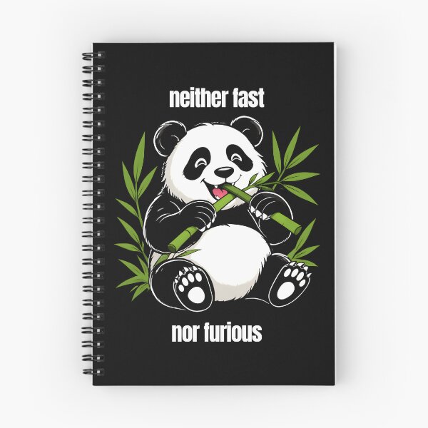 Item preview, Neither Fast, Nor Furious Panda  designed and sold by MaddyDesignsCo.