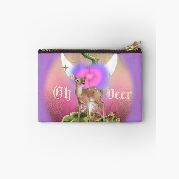 Item preview, Oh Deer Pastel Moon Collage with Floral elements  designed and sold by mooncakekaro.