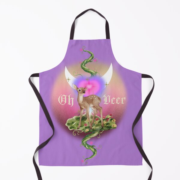 Item preview, Oh Deer Pastel Moon Collage with Floral elements designed and sold by mooncakekaro.