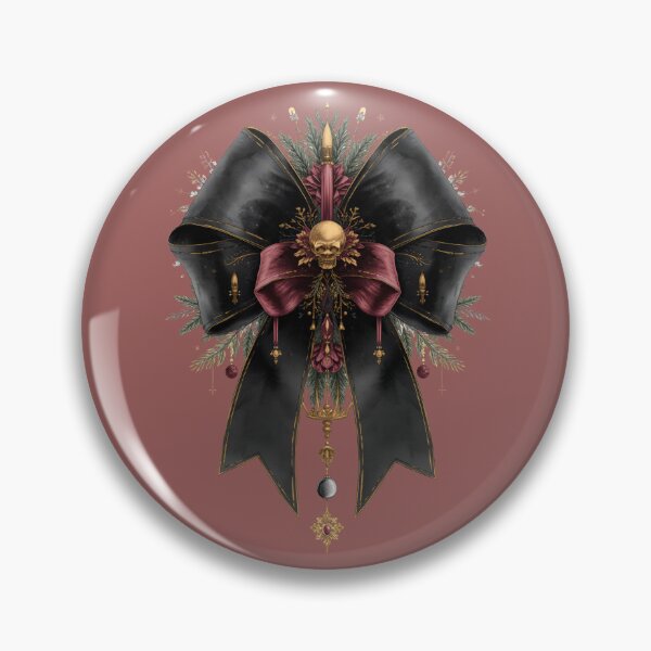 Item preview, Gothic Christmas Black Velvet Bow 3 designed and sold by Girly-Universe.