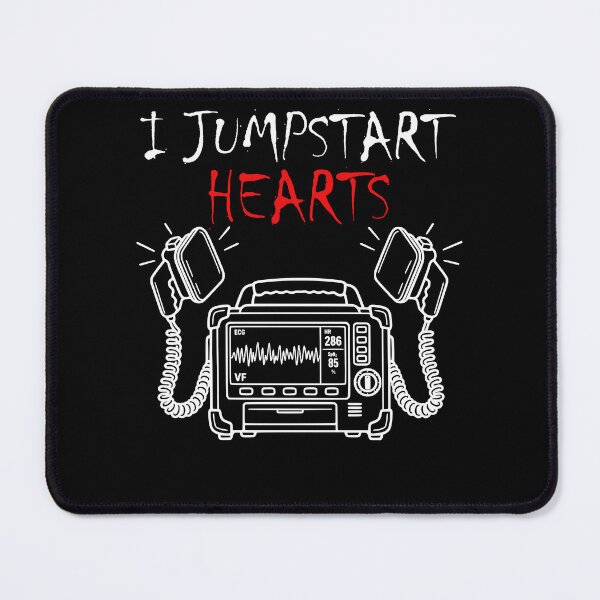 Item preview, I Jumpstart Hearts Paramedic Defibrillator Humor designed and sold by After Shift Wear.