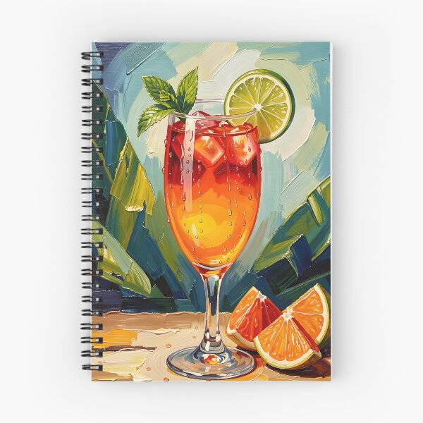 Item preview, Tropical Summer Cocktail  designed and sold by Serene Strokes Art.