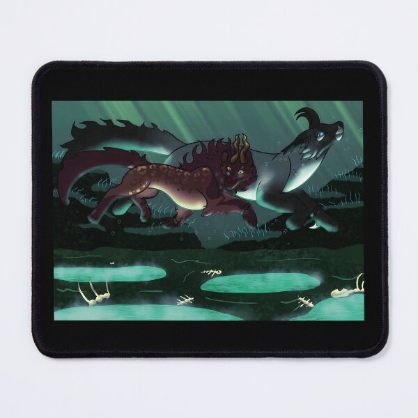 Item preview, Mythical Creatures Swimming Underwater designed and sold by J-Mindful.