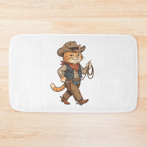 Item preview,  Vintage Western Cowboy Cat  designed and sold by SOUFIANE1991.